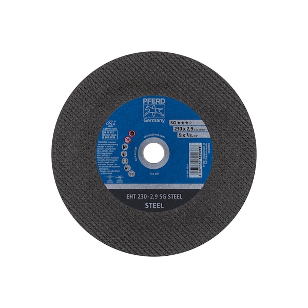 Pferd Abrasive Cut-Off Wheel, Type 27, 4-1/2 in Dia, 3/32 in Thick, 5/8