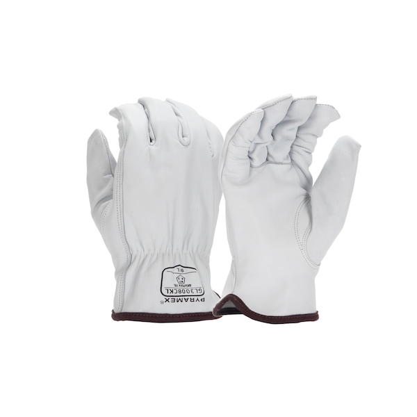 Pyramex Leather Drivers Gloves, Premium Grain Goatskin, Slip-on ...