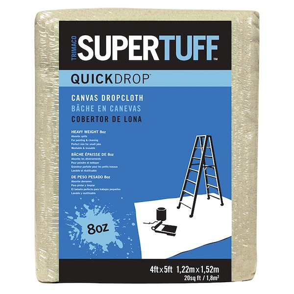 Have a question about Mutual Dropcloth 9 ft. x 12 ft. 8 oz. Natural Canvas Drop