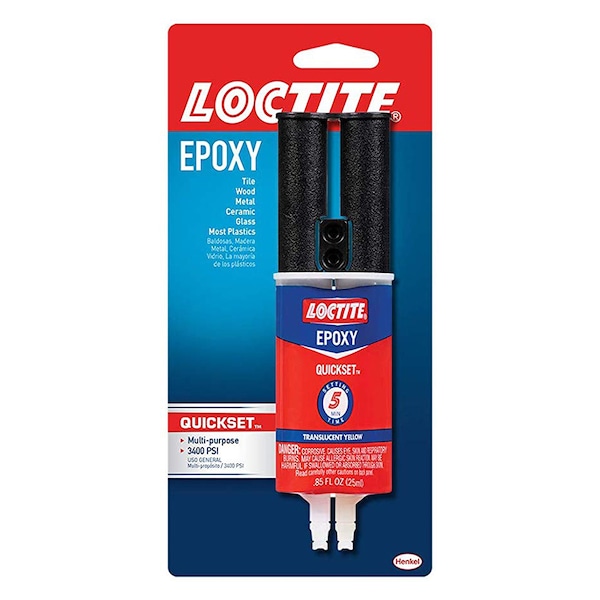 Loctite Adhesive, Translucent, Syringe 1395391 | Zoro