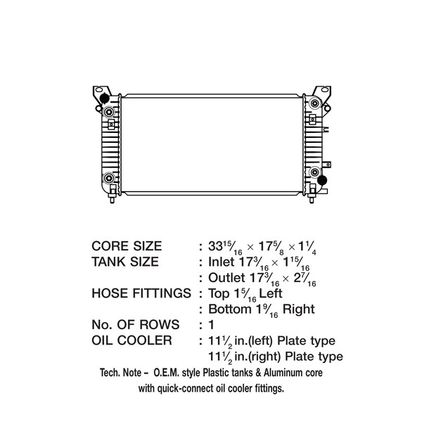 Csf Radiator Diagram Csf Radiators CSF RADIATOR 3730 | Zoro