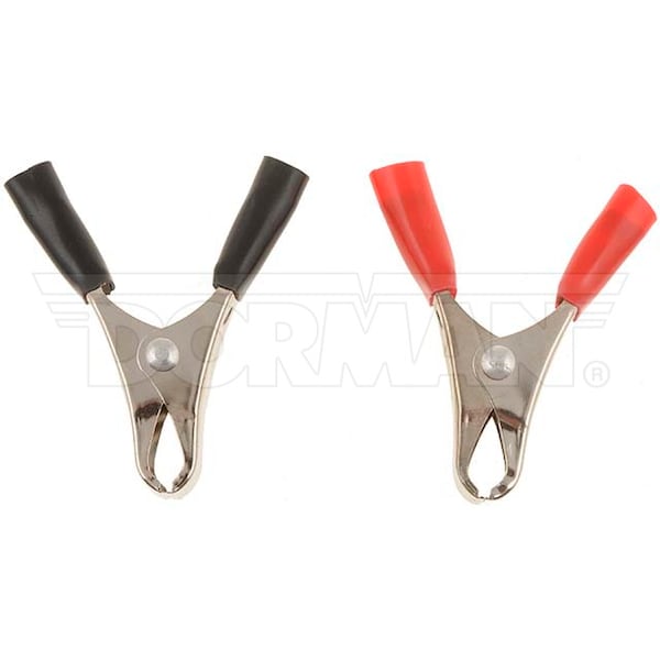 Motormite 10 Amp Red/Black Insulated Clamp Electrical Clam, 85677 85677 ...