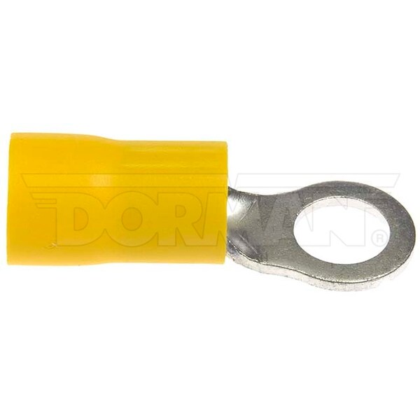 Motormite 4 Gauge Ring Terminal 3/8 Yellow, 86461 86461 | Zoro