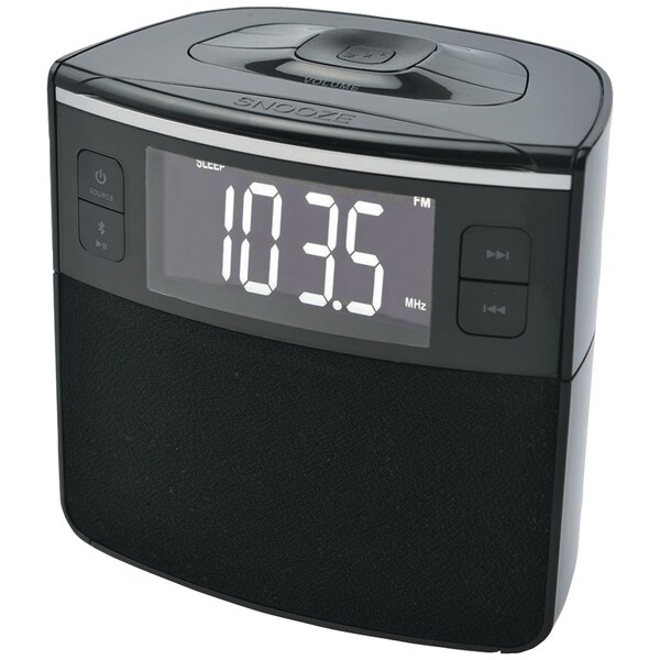 Sylvania Scr1986bt As 46 63 Bluetooth Clock Radio With Auto Set Dual Alarm And Usb Charging Zoro Com Dual Alarm Clock And Usb Charging, Auto Set Alarm Clock