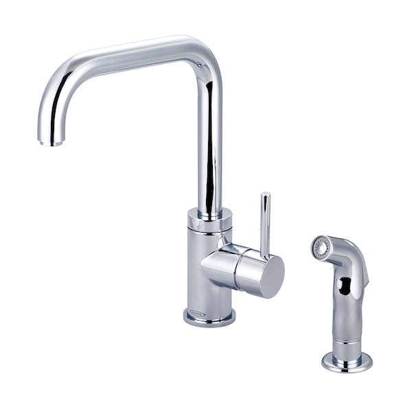 Compression Kitchen Faucets Pioneer Industries Single Handle Kitchen Faucet, Compression Hose ...