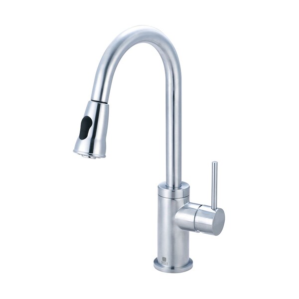 Compression Kitchen Faucets Pioneer Industries Single Handle Pull-Down Kitchen Faucet, Compression ...
