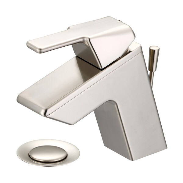 PVD Brushed Nickel Finish Olympia Faucets L-7372-BN Two Handle Lavatory Widespread Faucet PVD Brushed Nickel Finish Olympia Faucets L-7372-BN Two Handle Lavatory Widespread Faucet
