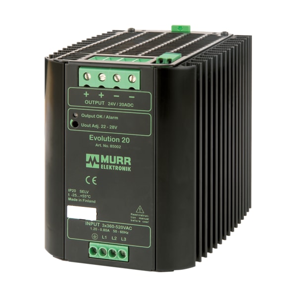 Murrelektronik EVOLUTION+ POWER SUPPLY 3-PHASE, IN: 360-520VAC OUT: 22 ...