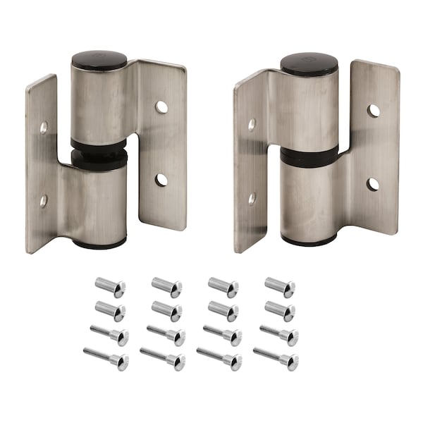 Prime-Line Surface Mounted Hinge Set, RH/IN - LH/OUT, w/Fasteners ...