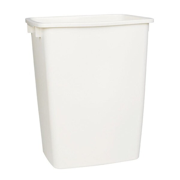 Lot Of 6 Cestini Per Rifiuti Cucina Rubbermaid – Plastica Bianca, 36 Qt (34 Litri) – Rettangolare, Con Angoli Arrotondati – Dimensioni 27,9 X 45,7 Cm - 3