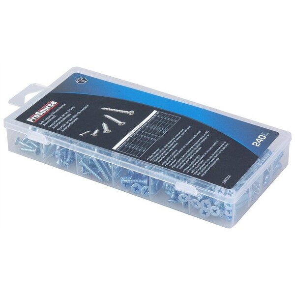 Prosource Screw Wood Self-Tap Asst 240Pc 61416 | Zoro