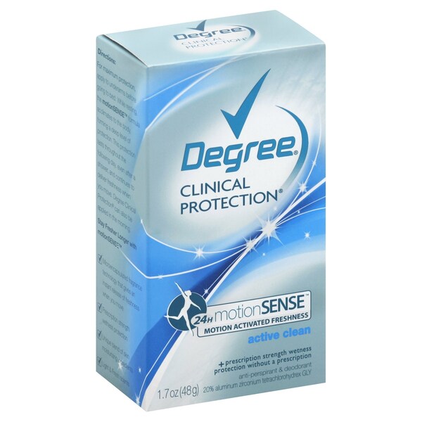 Degree Clinical Protection Shower Clean Anti-Perspirant & Deodorant for ...