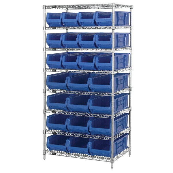 Quantum Storage Systems Hulk Container Wire Shelving Systems WR8 ...