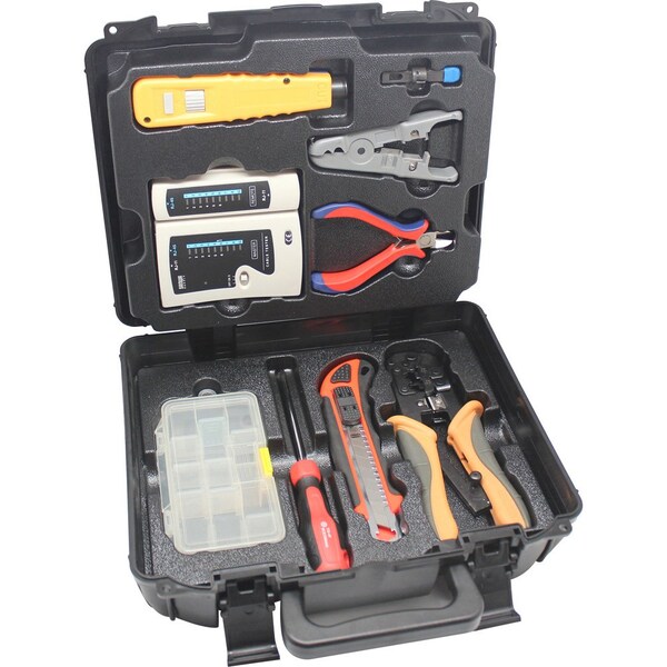 Quecto Technology Quest Technology International 10Pc Lan Basic Repair Tool Kit TNK-5010 ...