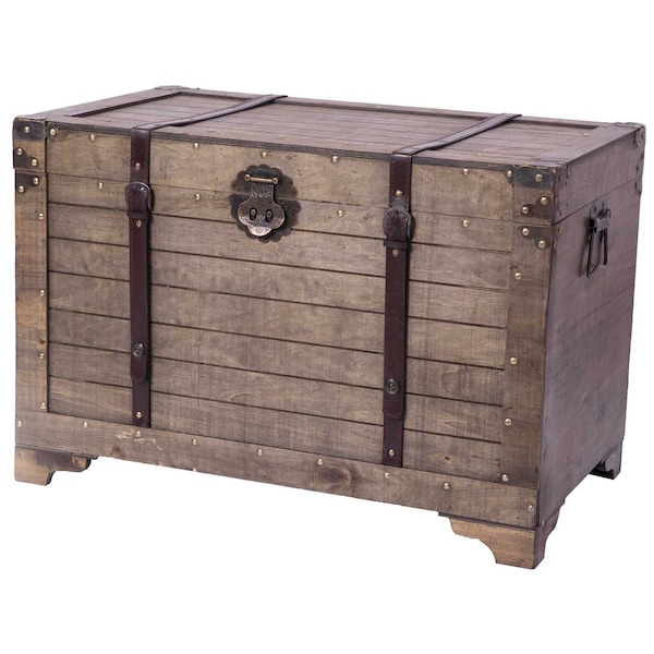 Vintiquewise Storage Trunk and Coffee Table - Thumbnail 2