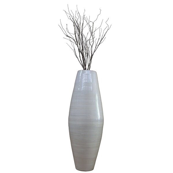 Uniquewise Bamboo Cylinder Floor Vase