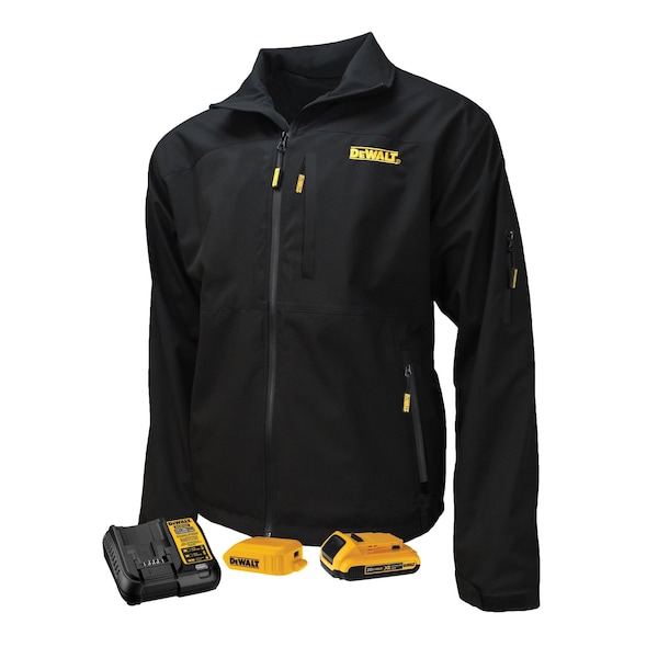 Dewalt Heated Jackets Htd Struct Soft Shell Jkt Kitted-Blk-XL  