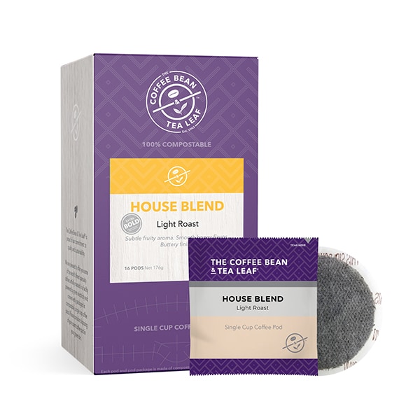 Coffee Bean & Tea Leaf House Blend, Soft Coffee Pods, PK96 PK 019130 | Zoro