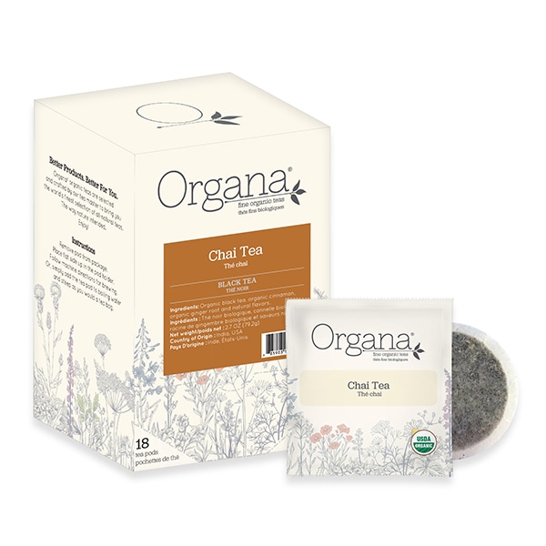 Organa Tea Chai, Soft Tea Pods, PK108 PK 310061 | Zoro