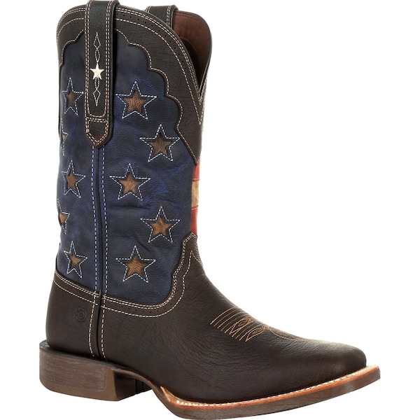 Durango Rebel Pro Men's Western Boots - 12 Inch Dark Chestnut Vintage Flag, X-Pand Comfort System
