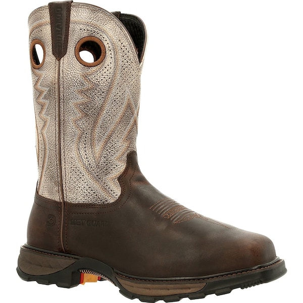Durango Men's Maverick Pro Western Work Boot - Brown, 11", Waterproof Steel Toe, Rugged & Comfortable