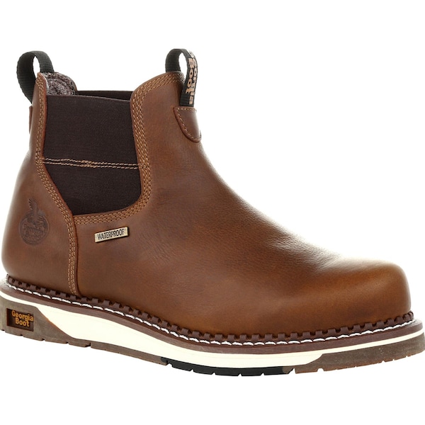 Georgia Boot Wedge Waterproof Chelsea Work Boot, 8M GB00352  display picture 2