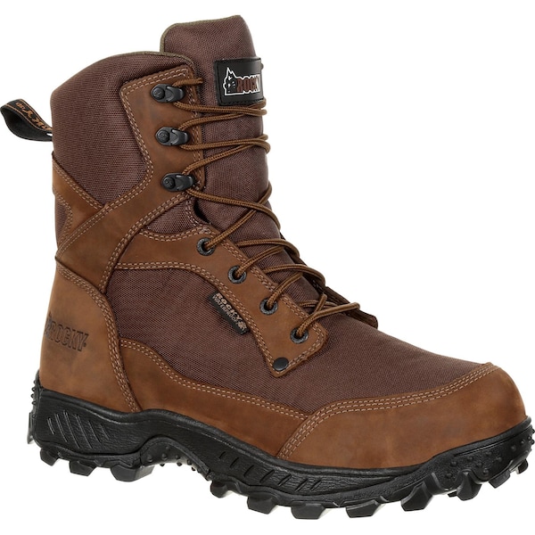 ROCKY Men's Waterproof Insulated Mid Calf Boots - Dark Brown, 800g Thinsulate, Size 12 - View #13