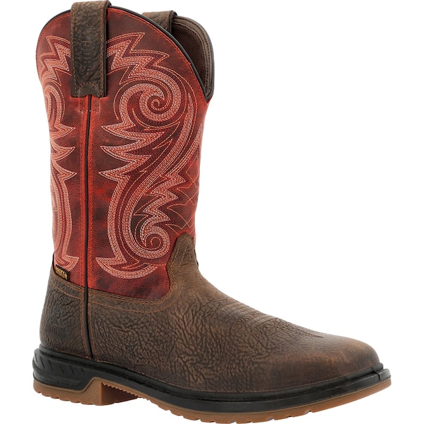 Rocky 11” Western Work Boots Brown Mens sz 9.5W Rocky Men main image 2