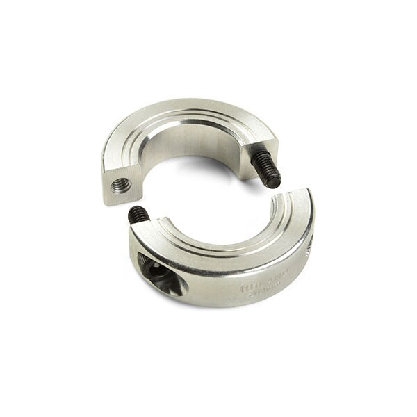 thumbnail image 2 of 2x 1/4 Inch Solid Steel Zinc Plated Set Screw Collar Stop, Model SC25 By SHORENUTZ 2 of 6