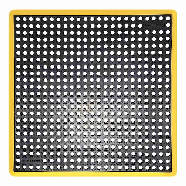 Rhino Mats K-Series Safety Tract Drainage Mat, Rubber, Drainage Holes ...