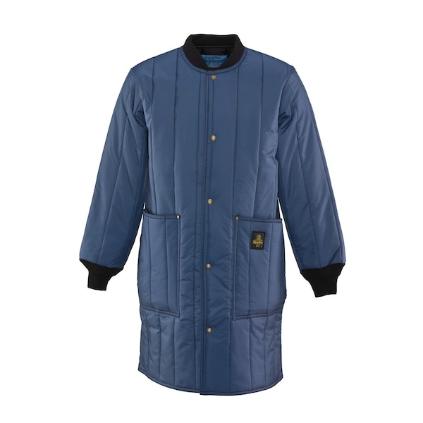 Refrigiwear Insulated Frock Liner, Nylon, Snap Front, Navy, S 0534RNAVSML - main