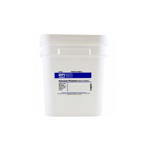 Rpi Potassium Phosphate Dibasic Trihydrate, 10 KG P99430-10000.0 | Zoro