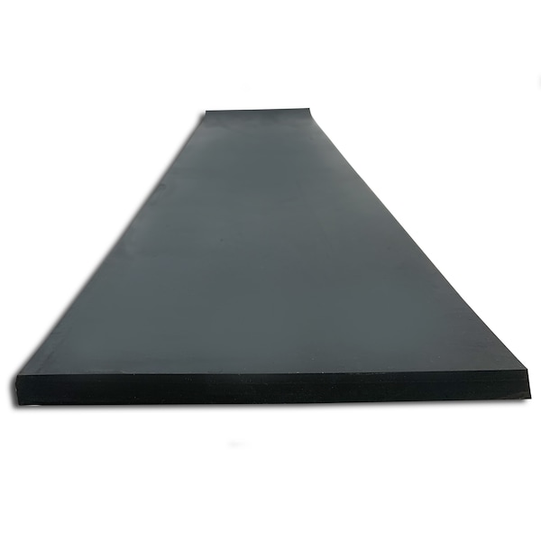 SBR Rubber Roll, 36"W X 10 Ft.L X 1/8"Thick, 70A, Plain
