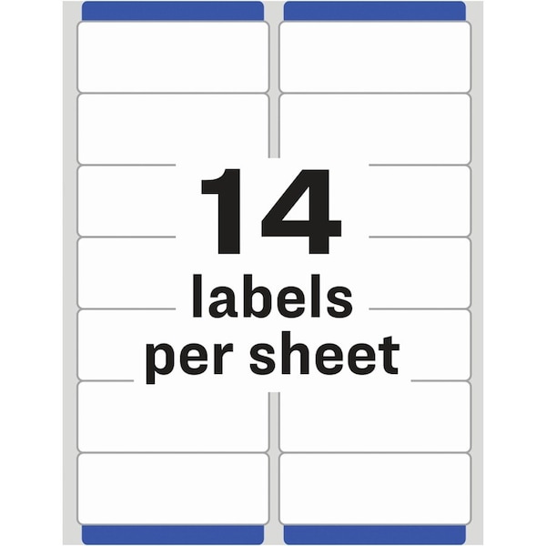Label, Ezpeel, Inkjt, 1.5X4, Cl 350PK