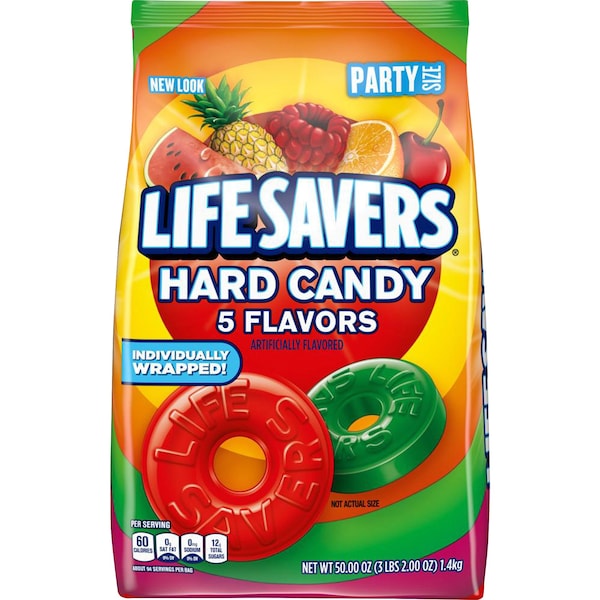 Life Savers Butter Rum Hard Candy - 2 lbs Bulk (216+ Individually