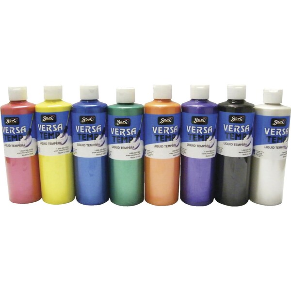 Sax Versatemp Premium Heavy-Bodied Tempera Paint, 1 Pint Primary Red 1592707