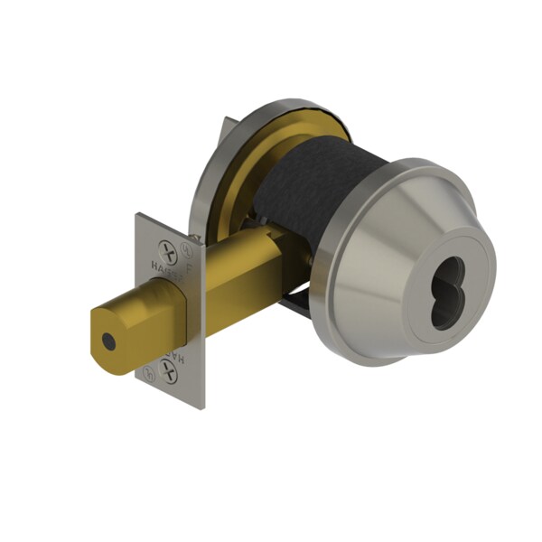 SMR SFIC 1160-US32D Single Cylinder Deadbolt - For 6 Or 7 Pin Cores, Less Core (SMR-SFIC1160)