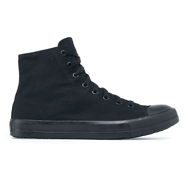 Shoes For Crews Sneaker, Canvas Upper, Black, Size Medium 30359