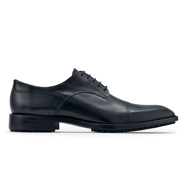 Shoes For Crews Premium Full-Grain Leather; Leather Upper, Black, Size 10  Medium 57496 | Zoro