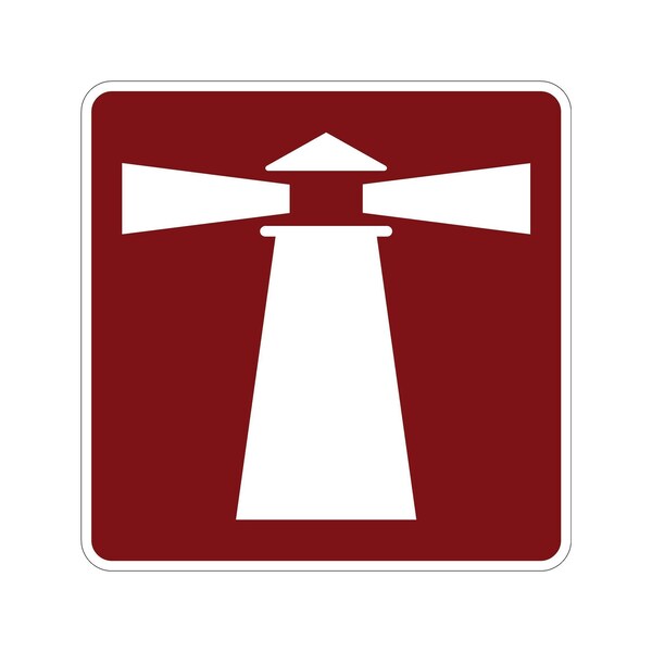 Lighthouse Os Symbol Sign Solutions Usa Lighthouse (Symbol), Lighthouse (Symbol), 18 in W x ...