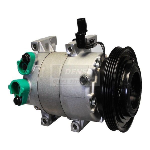 Denso A/C Compressor and Clutch 2010-2011 Hyundai Accent 1.6L, 471-6033 471-6033 - main