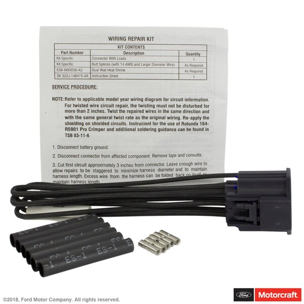 Motorcraft Trailer Tow Side Connector, WPT-1495 WPT-1495