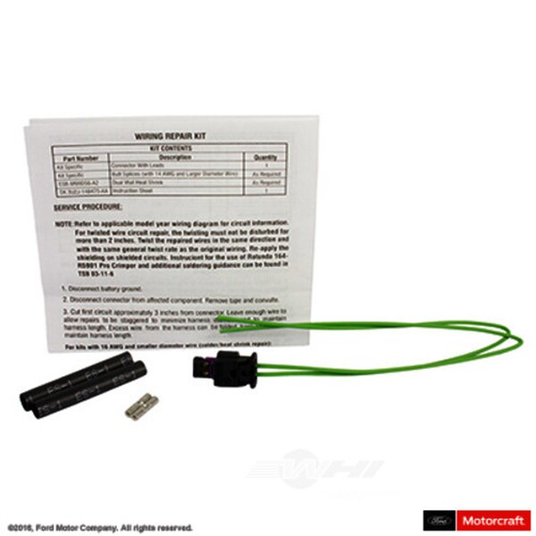 Motorcraft Battery Current Sensor Connector, WPT1396 WPT1396 Zoro