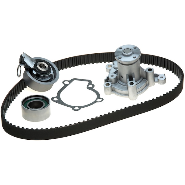 Gates PowerGrip Premium OE Timing Belt Component Kit w/Water Pump, TCKWP284A TCKWP284A - main