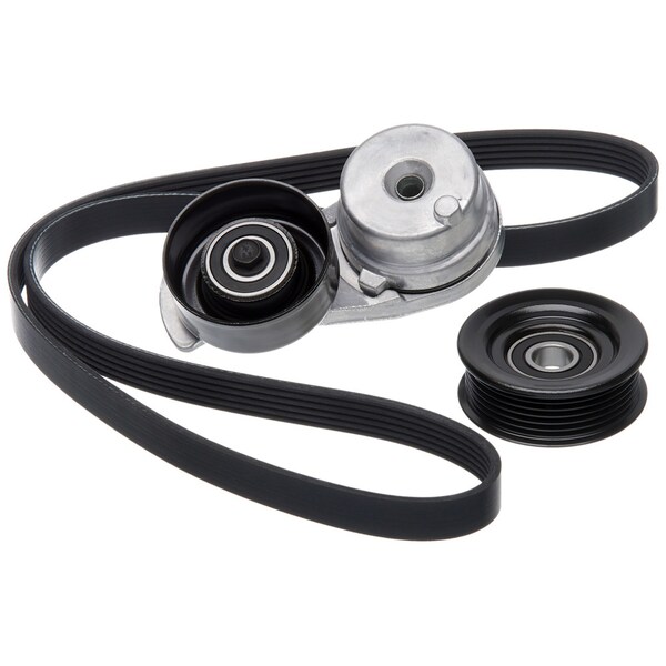 thumbnail image 2 of Gates 90K-38185 Serpentine Belt Kit For Dodge Caravan Grand Chrysler Town & Country – Includes Tensioner Idler 2 of 5