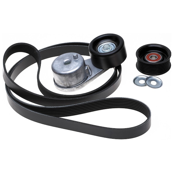 Gates Serpentine Belt Drive Component Kit, 90K38378 90K38378 Zoro