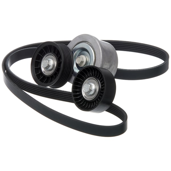 Gates Serpentine Belt Drive Component Kit 20022006 Jeep Liberty, 90K