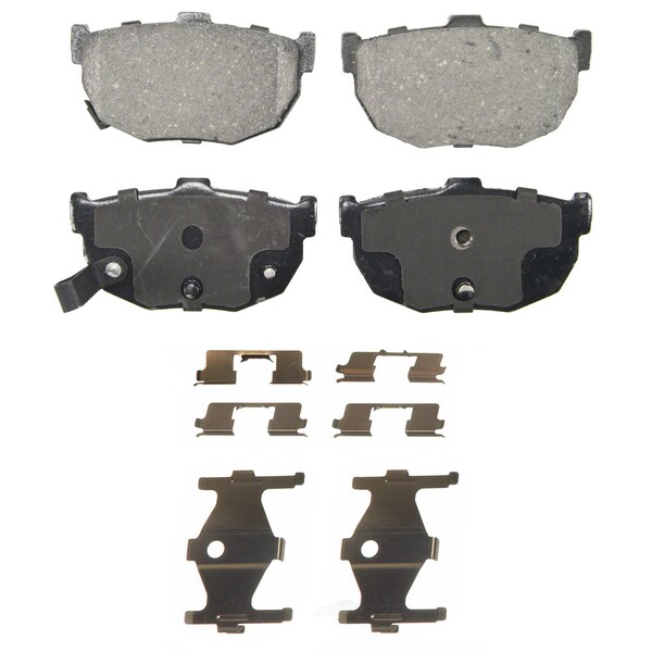 Wagner Brakes QuickStop Disc Brake Pad - Rear, ZD429 ZD429 - main