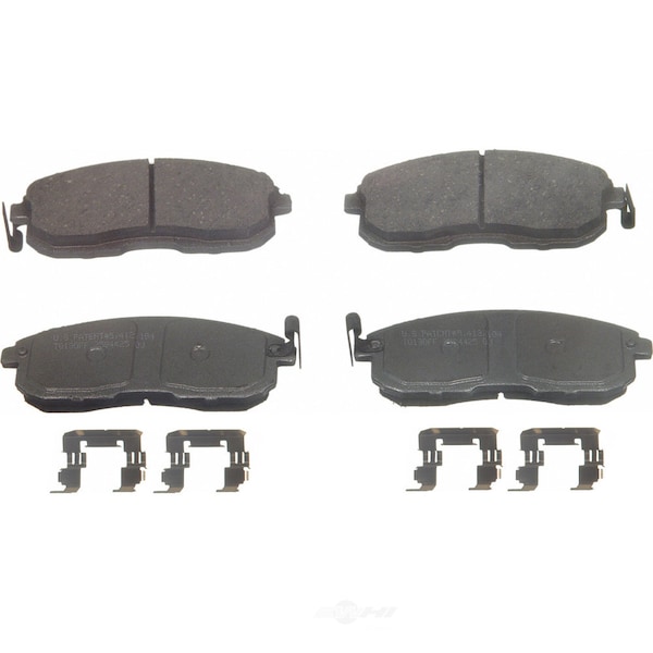 Wagner ThermoQuiet Disc Brake Pad - Front, QC815A QC815A