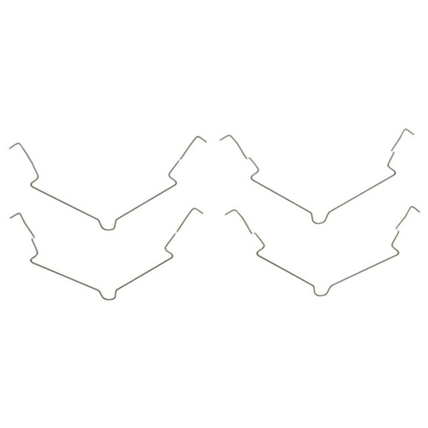 Acdelco Disc Brake Pad Drag Reduction Clip, 18K1034SS 18K1034SS Zoro